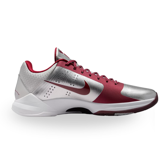 KOBE 5 LOWER MERION "Metallic Silver and Team Red"
