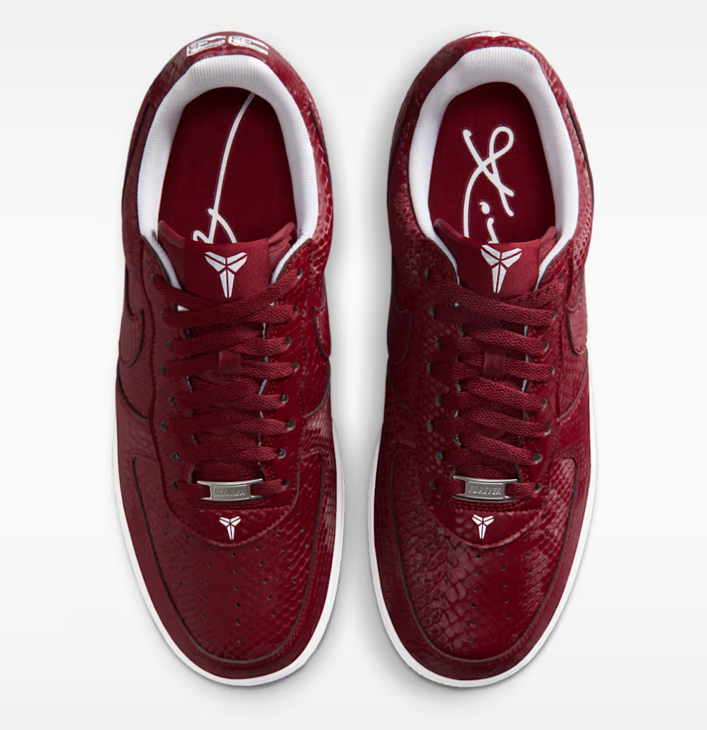 Kobe Air Force 1 Low 'White and Team Red'