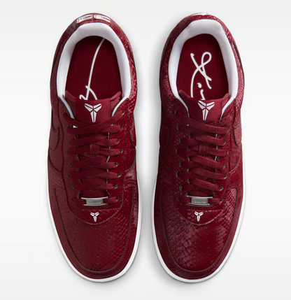 Kobe Air Force 1 Low 'White and Team Red'