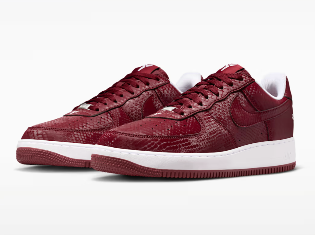 Kobe Air Force 1 Low 'White and Team Red'