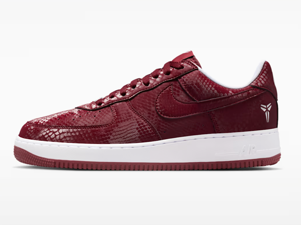 Kobe Air Force 1 Low 'White and Team Red'