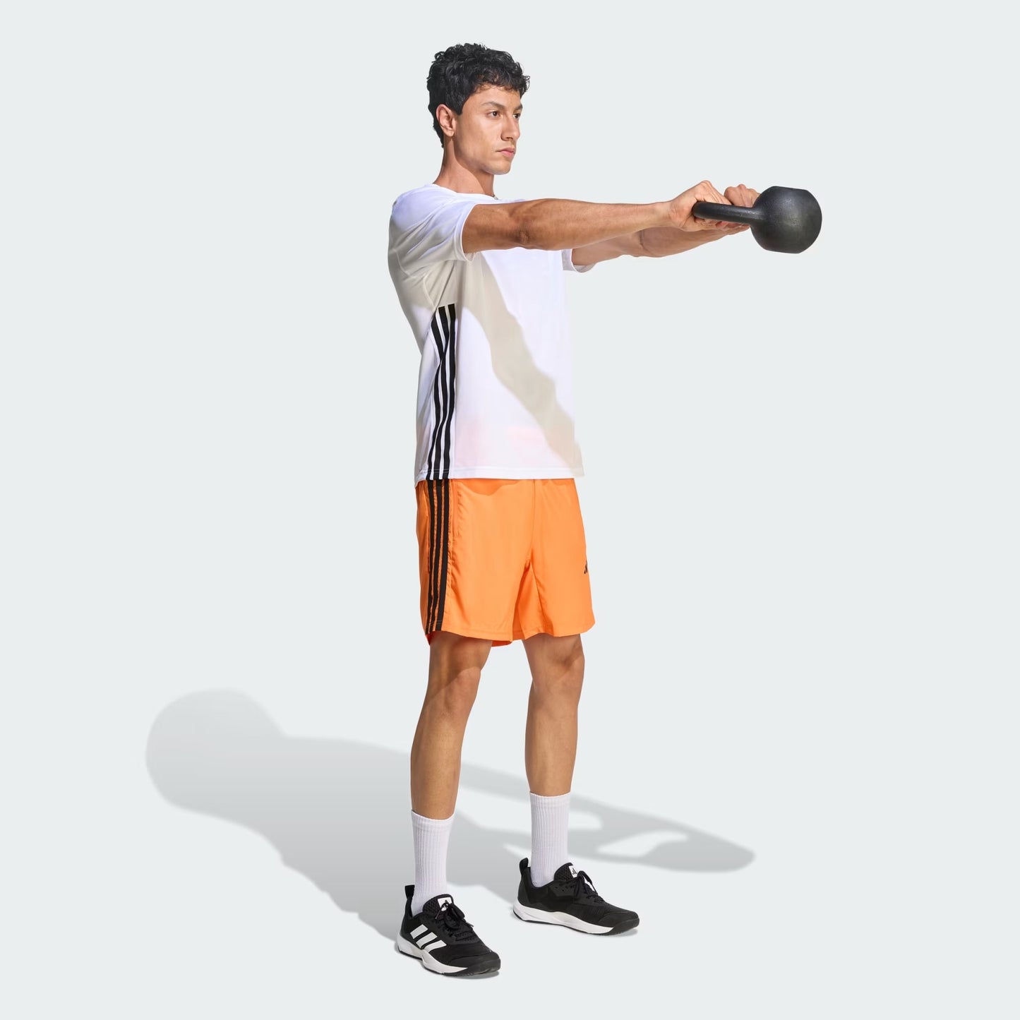 ADIDAS WORKOUT ESSENTIALS BASE 3-STRIPES T-SHIRT