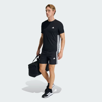 ADIDAS WORKOUT ESSENTIALS BASE 3-STRIPES T-SHIRT