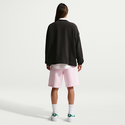 Nike Oversized French-Terry Crew-Neck