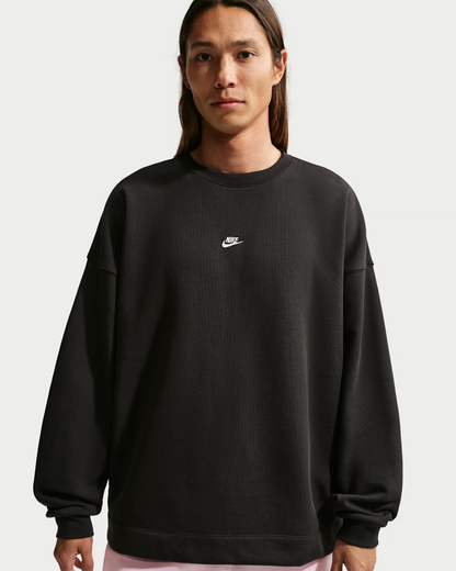 Nike Oversized French-Terry Crew-Neck
