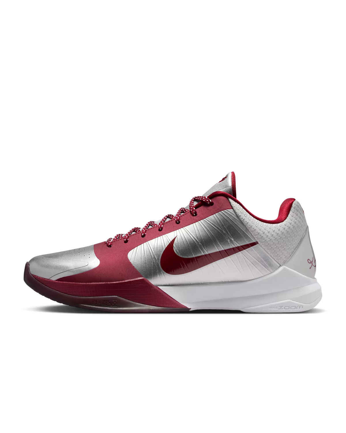 KOBE 5 LOWER MERION "Metallic Silver and Team Red"