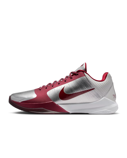KOBE 5 LOWER MERION "Metallic Silver and Team Red"