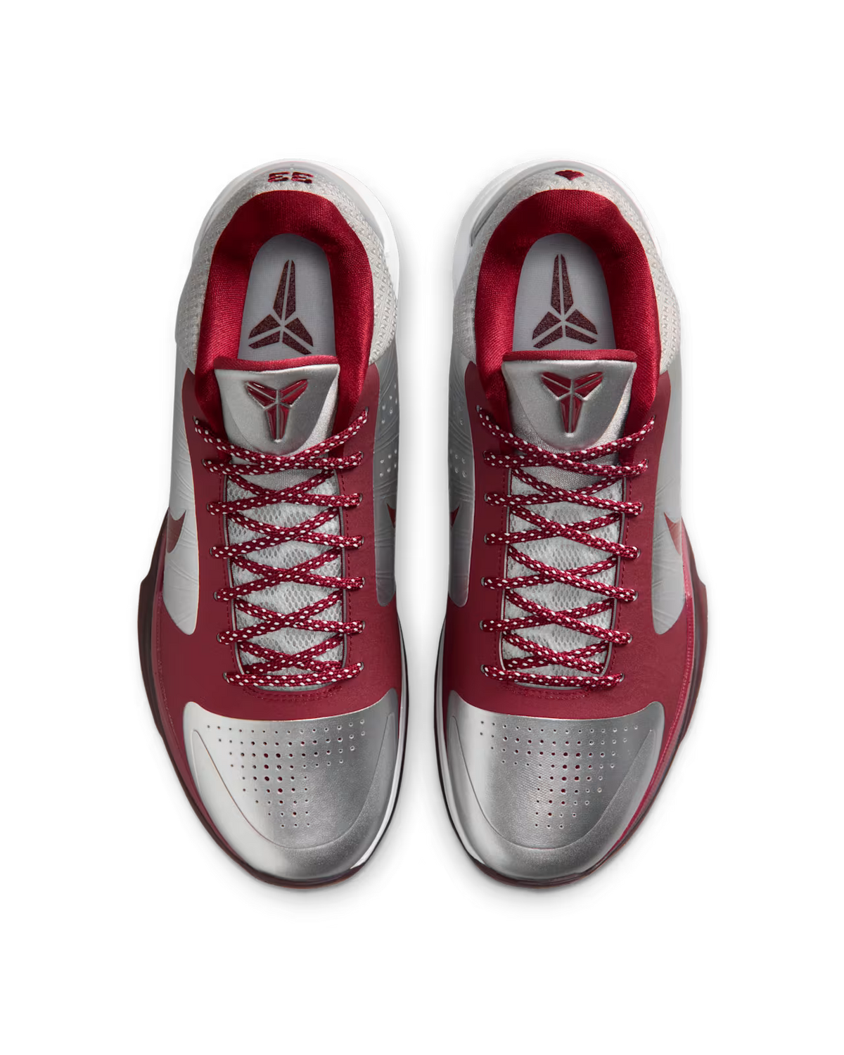 KOBE 5 LOWER MERION "Metallic Silver and Team Red"