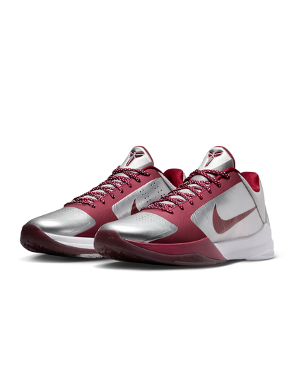 KOBE 5 LOWER MERION "Metallic Silver and Team Red"